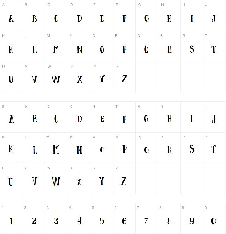 beautiful dreams - duo字体