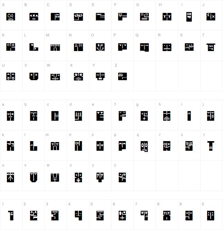 monssla doodle字体