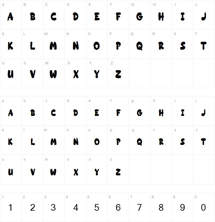 graffiti bomerang字体