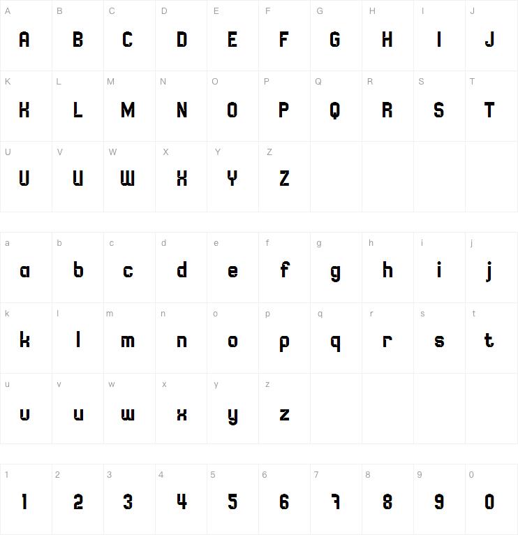 refolter字体