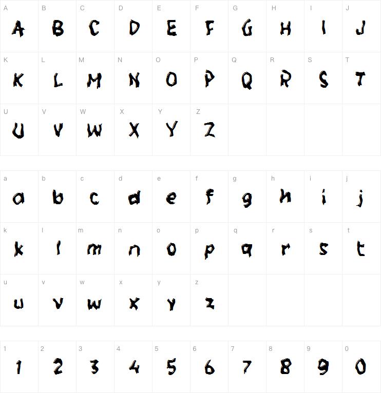 h hulleah字体