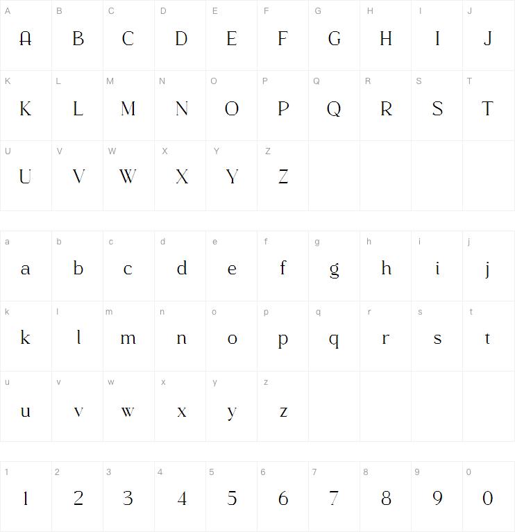 fifty holliwing字体