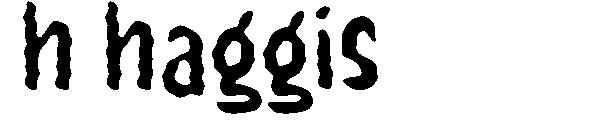 h haggis字体