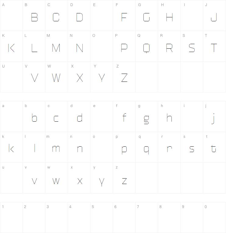 hinnual字体