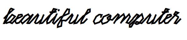 beautiful computer字体