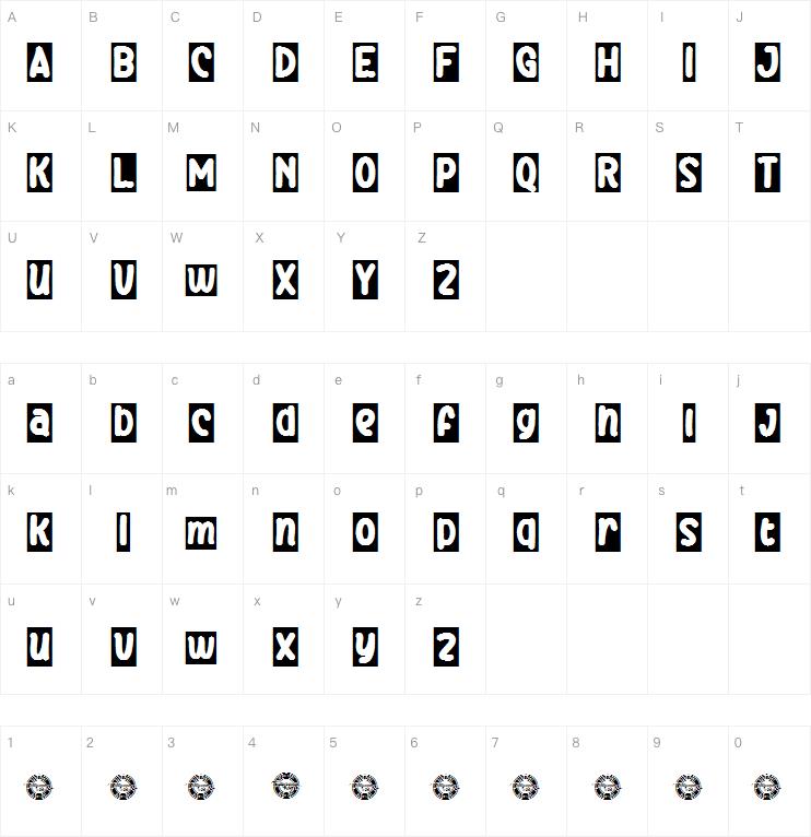 hazelnut candy字体