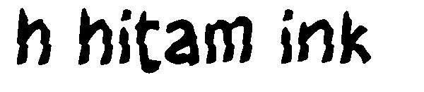 h hitam ink
