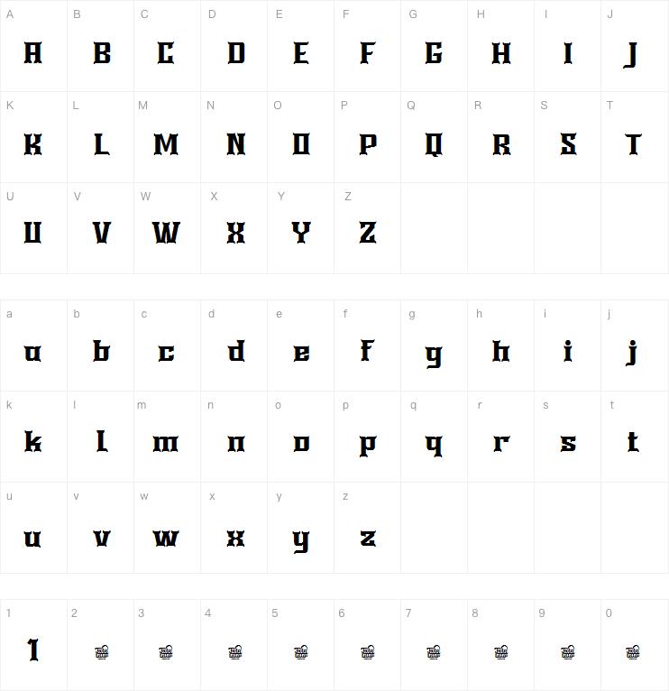 saqtah trial字体