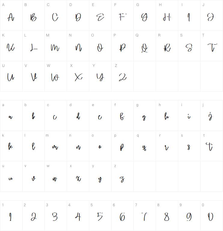 menmark字体