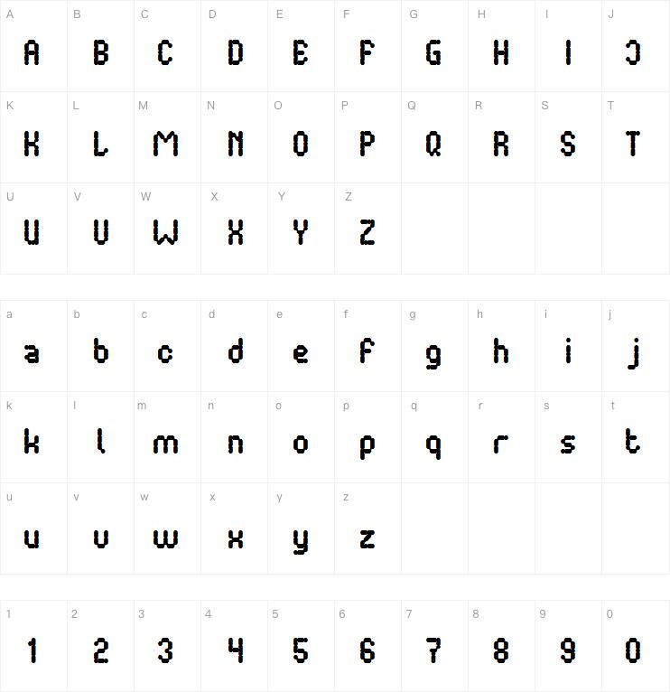 battery字体