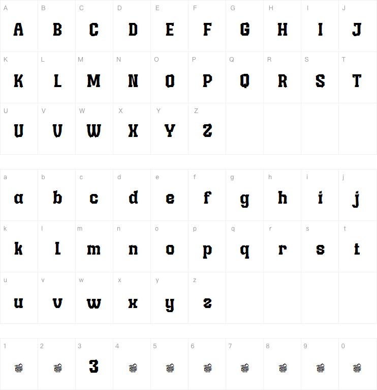 Meoru gendtrial字体