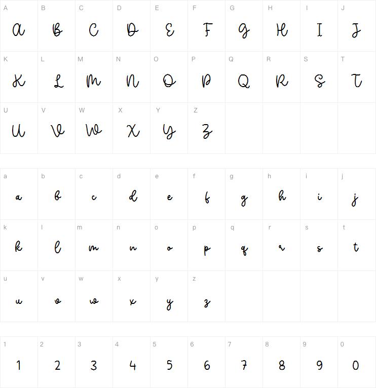 ruseline字体