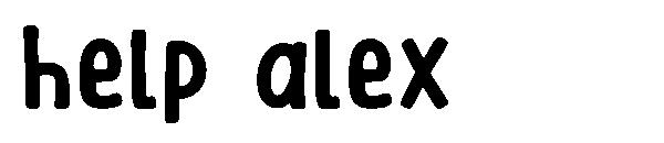 help alex字体