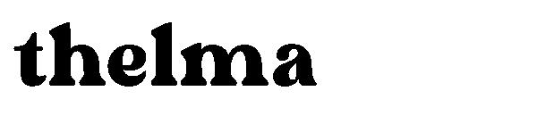 thelma字体