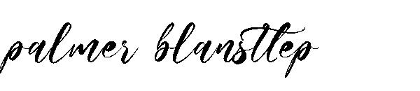 palmer blansttep字体