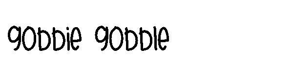 gobbie gobble字体