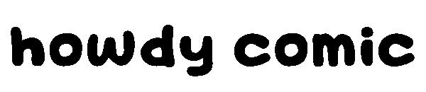 howdy comic字体