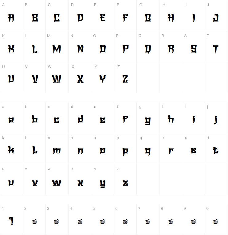 zetwih trial字体
