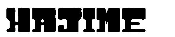 hajime字体