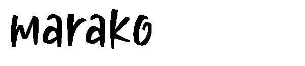 marako字体