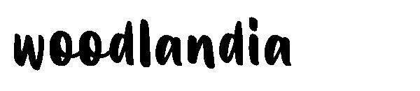 woodlandia字体