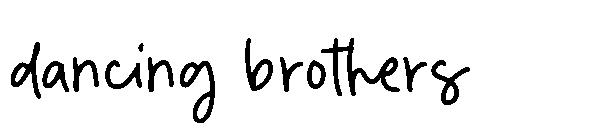 dancing brothers字体