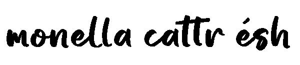 monella cattr ésh字体