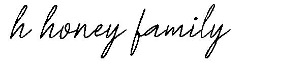 h honey family字体