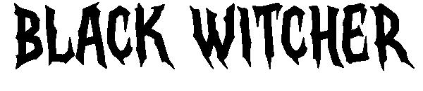 black witcher字体