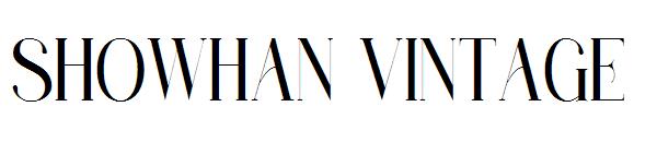 showhan vintage字体