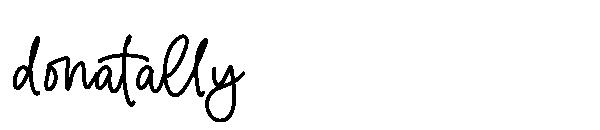 donatally字体