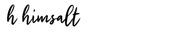 h himsalt字体