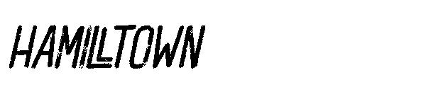 hamilltown字体