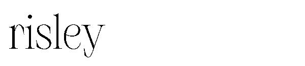 risley字体