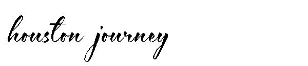 houston journey字体
