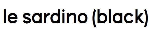 le sardino (black)字体