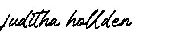 juditha hollden字体