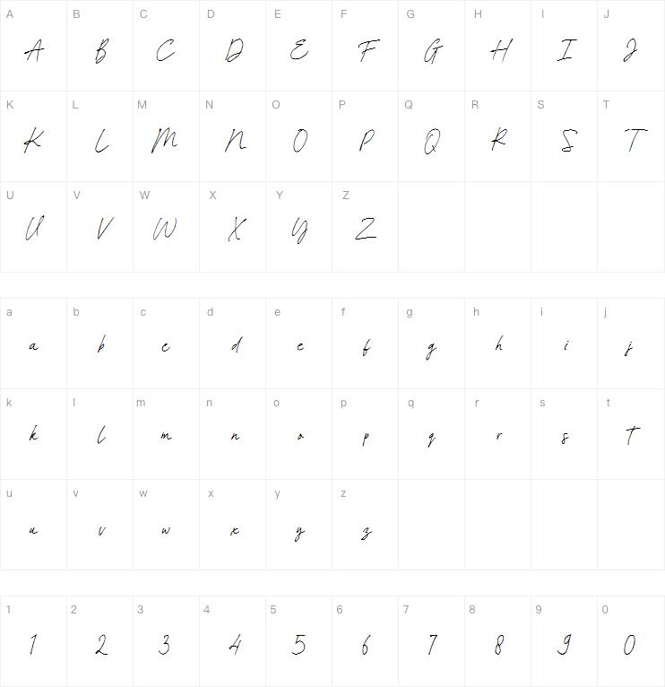 Forest garden字体