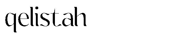 qelistah字体