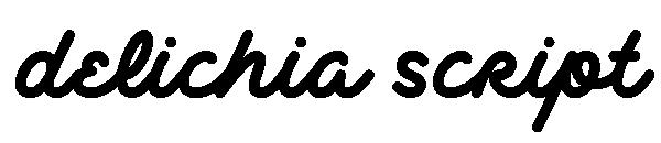 delichia script字体