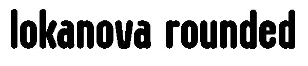 Lokanova rounded字体