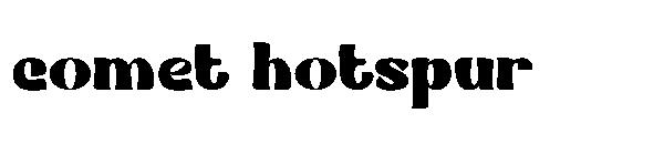 comet hotspur字体