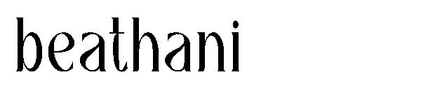 Beathani字体