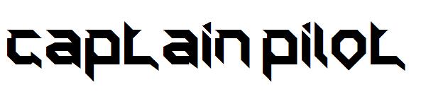 captain pilot字体