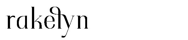 rakelyn字体