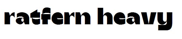ratfern heavy字体