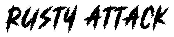 rusty attack字体