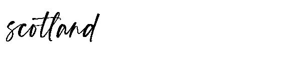 scotland字体