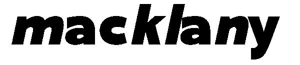 macklany字体