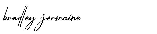 bradley jermaine字体